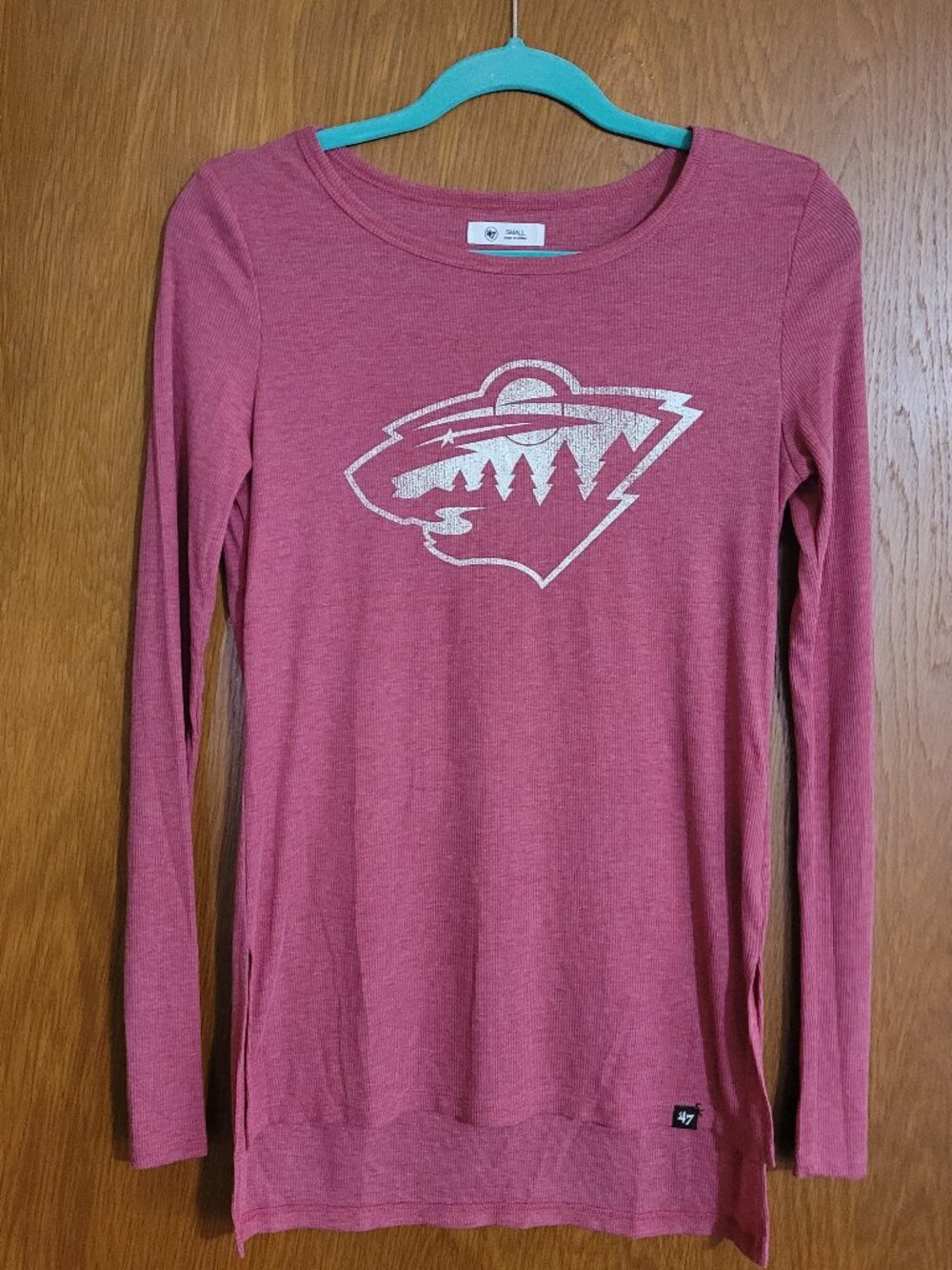 Minnesota Wild long sleeve ribbed women's shirt - Size Small